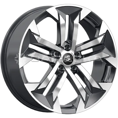 19 SKAD Premium Series КР015 EXEED TXL/VX 7.5*19 5*108 ET36 D65.1 Diamond Black Gris КР015