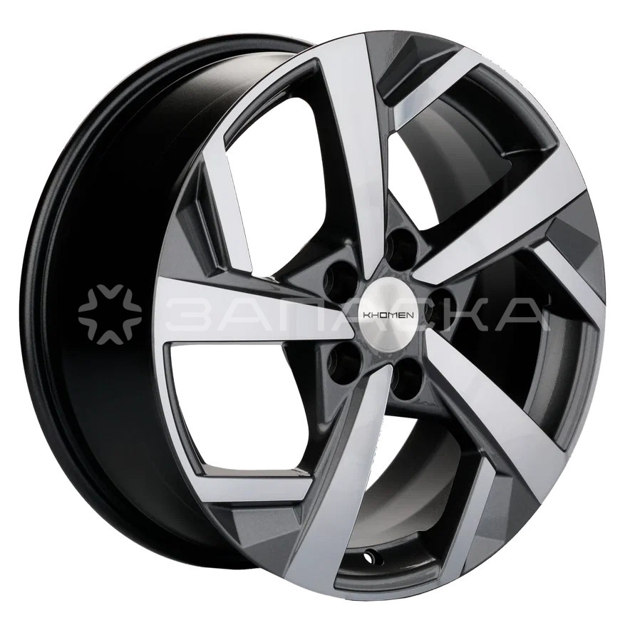 17 Khomen KHW1712 ZV Teana/X-trail 7.0*17 5*114.3 ET45 D66.1 GRAY-FP KHW1712