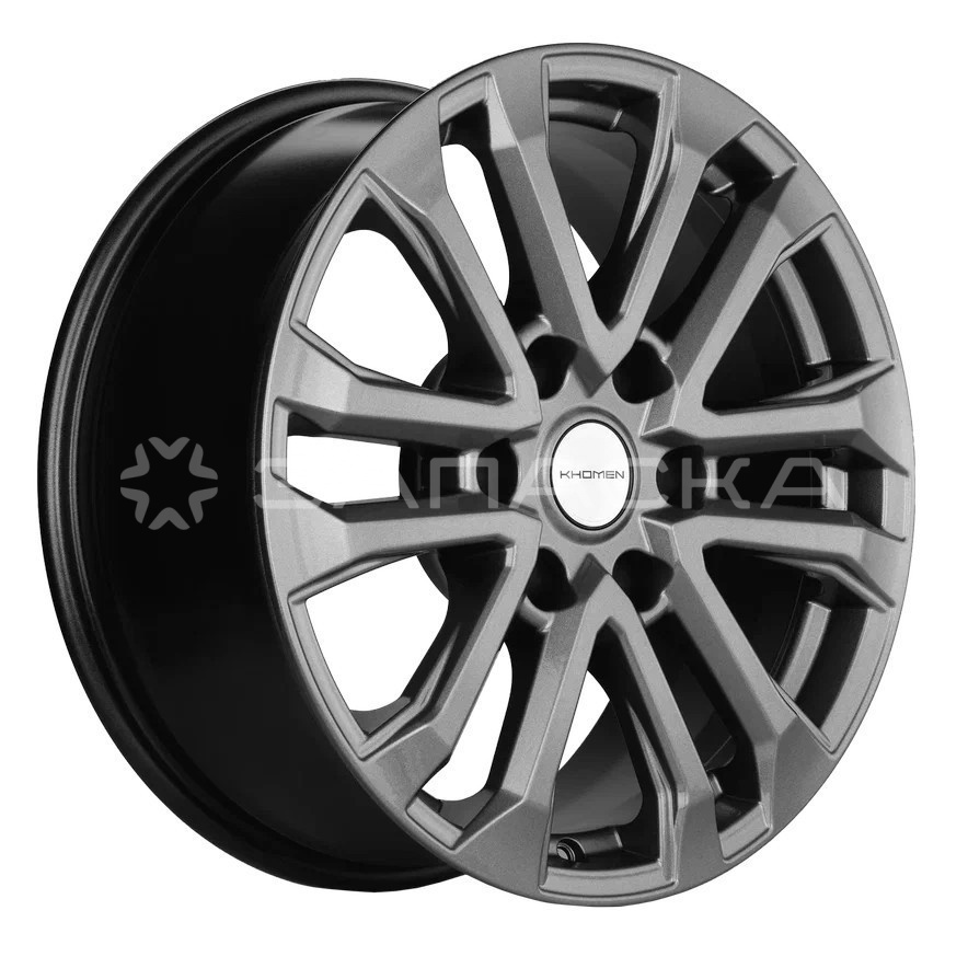 18 Khomen KHW1805 18 ZV Toyota LC Prado 7.5*18 6*139.7 ET25 D106.1 GRAY KHW1805