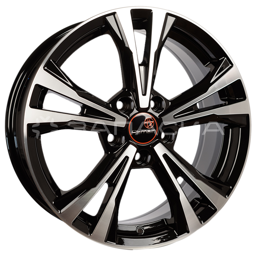 17 Вектор R204 A 17 Skoda Octavia 7.0*17 5*112 ET49 D57.1 Алмаз черный R204