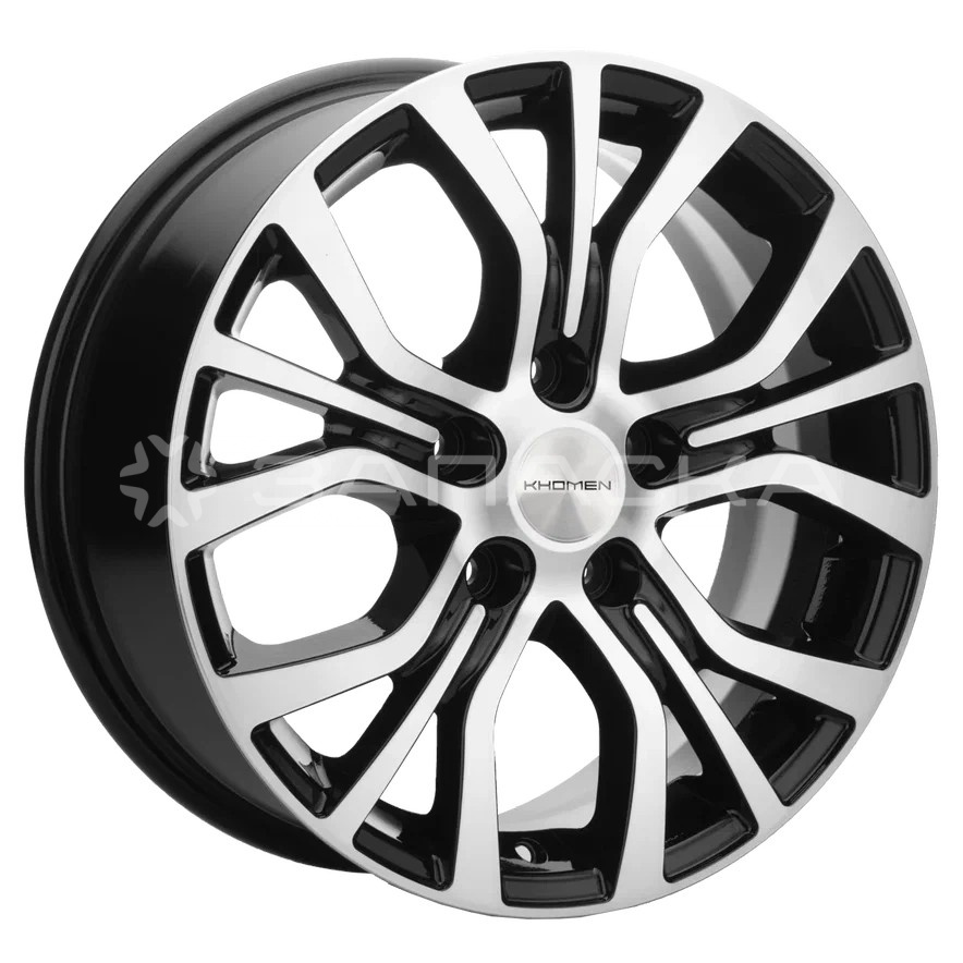 16 Khomen KHW1608 ZV Grand Vitara 6.5*16 5*114.3 ET45 D60.1 BLACK-FP KHW1608