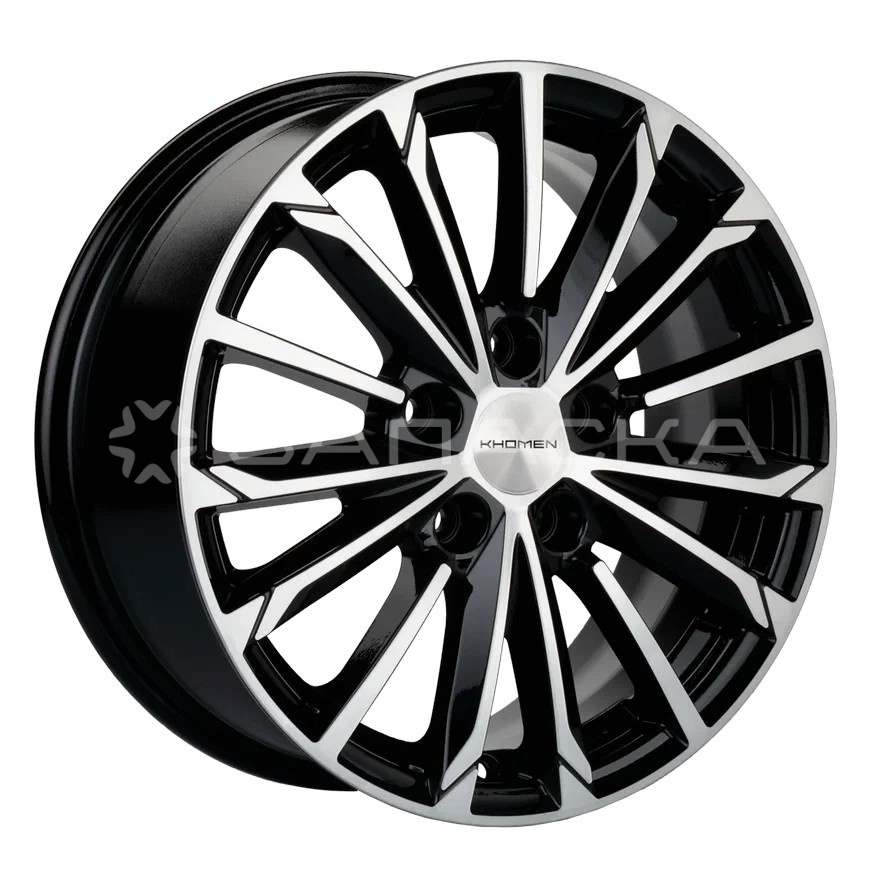 16 Khomen KHW1611 ZV Passat 6.5*16 5*112 ET41 D57.1 BLACK-FP KHW1611
