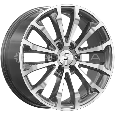 20 SKAD Premium Series КР006 Patrol 8.5*20 6*139.7 ET30 D77.9 Diamond gloss graphite КР006