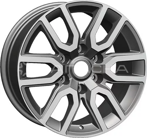 17 Khomen KHW1723 Toyota LC PRADO/Lexus GX 8.0*17 6*139.7 ET25 D106.1 GRAY-FP KHW1723