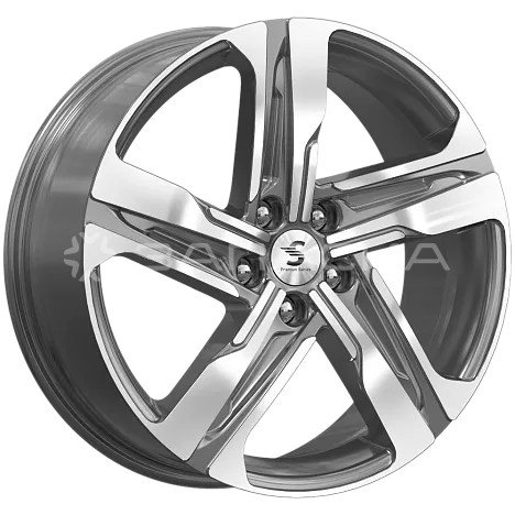 19 SKAD Premium Series КР004 Tucson 7.5*19 5*114.3 ET53 D67.1 Diamond gloss graphite КР004
