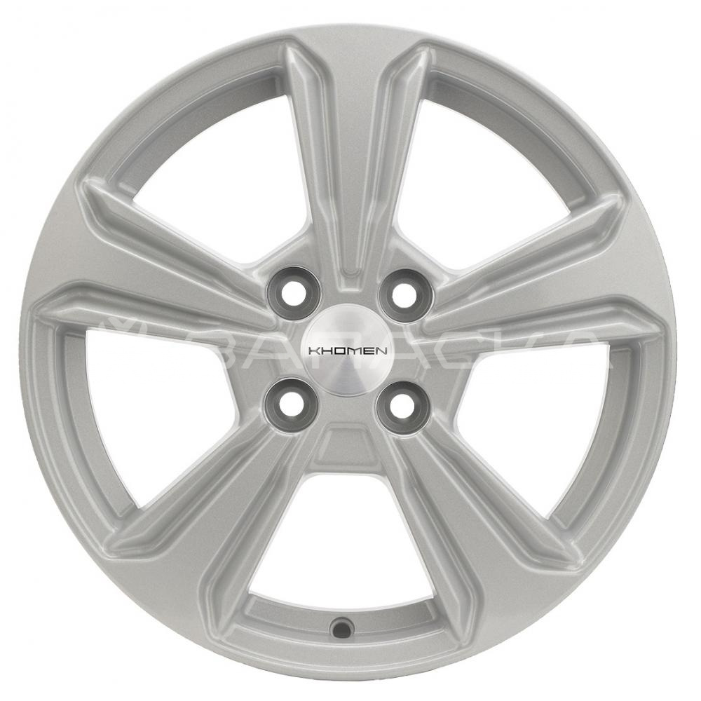 15 Khomen KHW1502 Solaris I 6.0*15 4*100 ET48 D54.1 F-SILVER KHW1502
