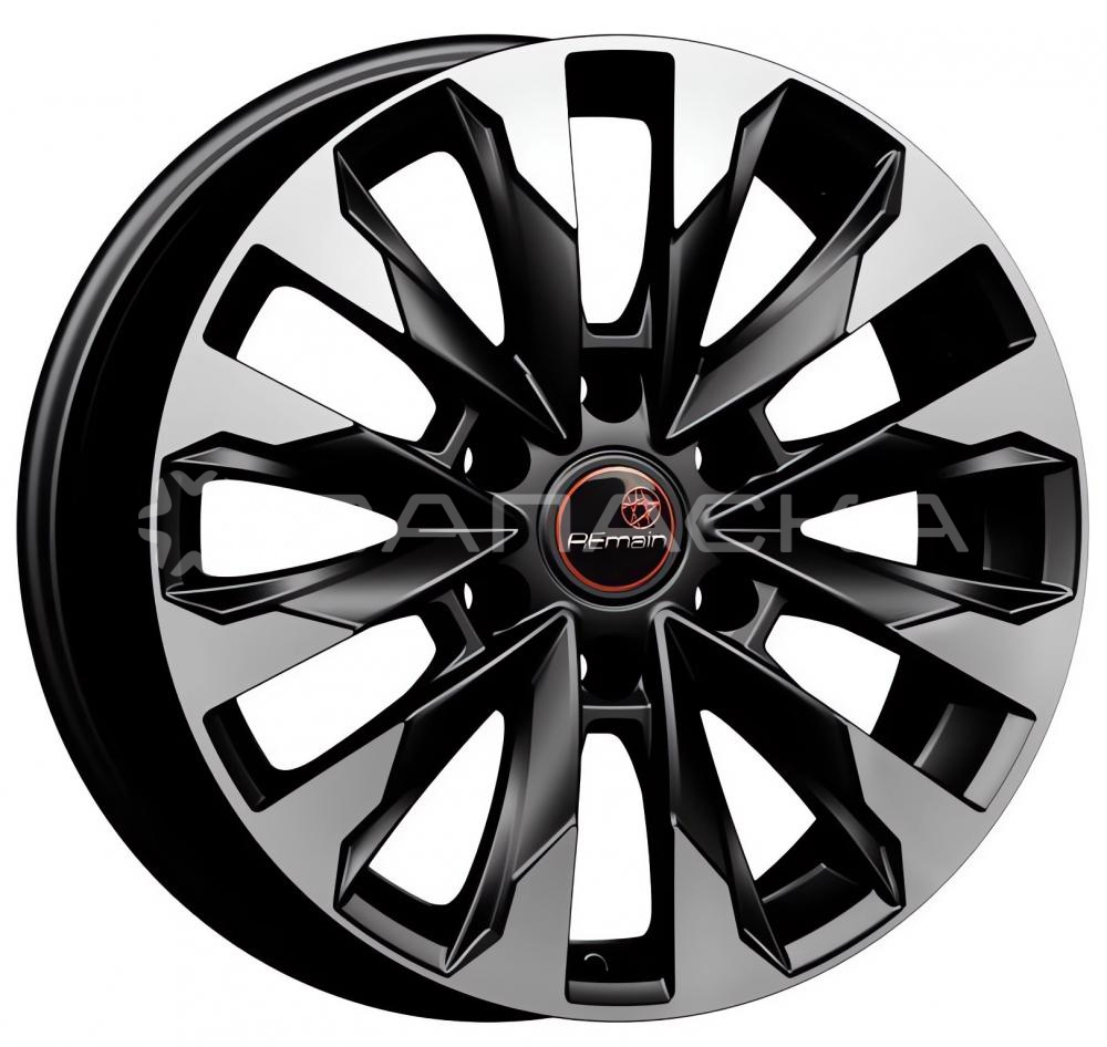 18 Вектор R258 A Prado 7.5*18 6*139.7 ET25 D106.1 Алмаз черный R258