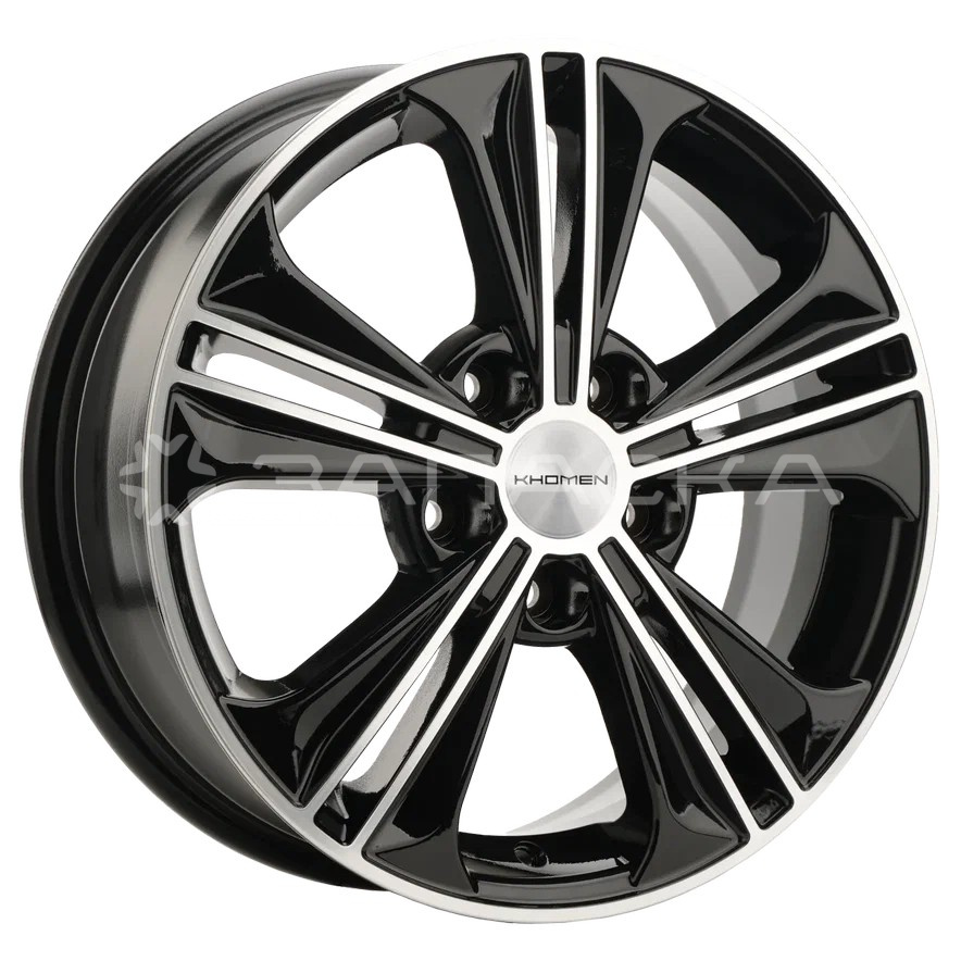 16 Khomen KHW1603 Creta/Seltos 6.0*16 5*114.3 ET43 D67.1 BLACK-FP KHW1603