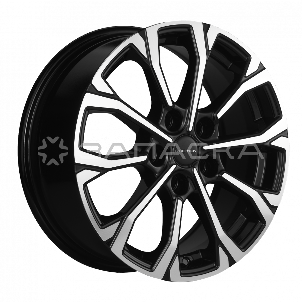 16 Khomen KHW1605 (MB C-Class 6.5*16 5*112 ET40 D66.6 BLACK-FP KHW1605