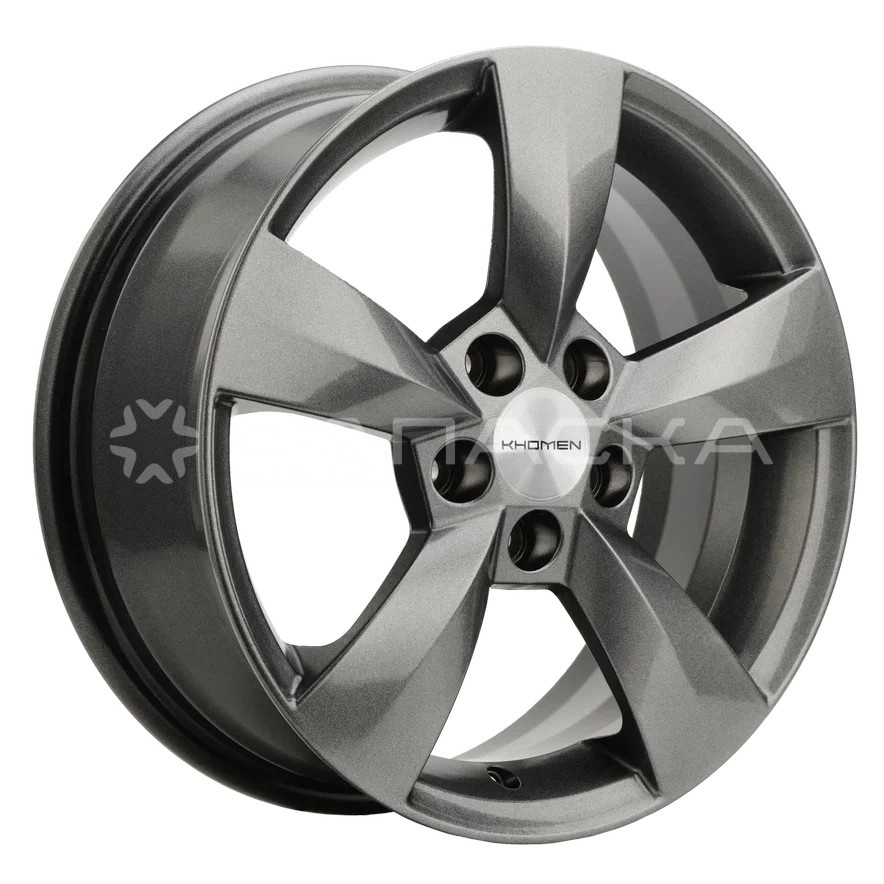 15 Khomen KHW1504 ZV Polo 6.0*15 5*100 ET40 D57.1 G-SILVER KHW1504