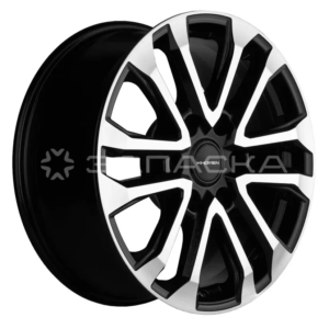 18 Khomen KHW1805 18 ZV Toyota LC Prado 7.5*18 6*139.7 ET25 В106.1 BLACK-FP KHW1805