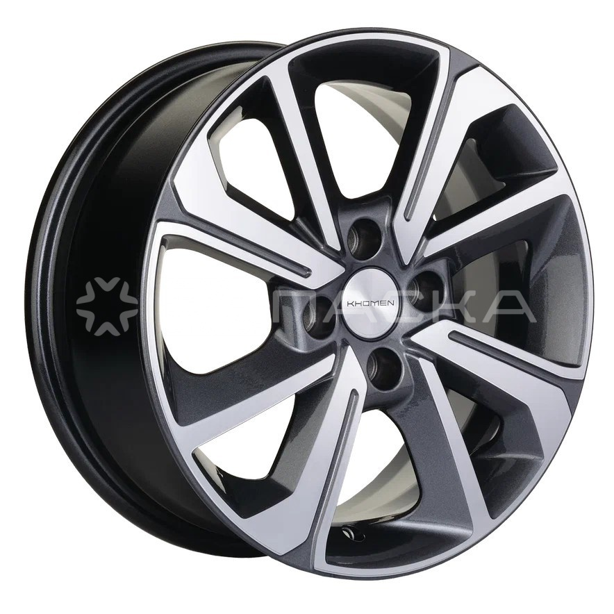 15 Khomen KHW1501 ZV Lada Granta 6.0*15 4*98 ET36 D58.6 GRAY-FP KHW1501