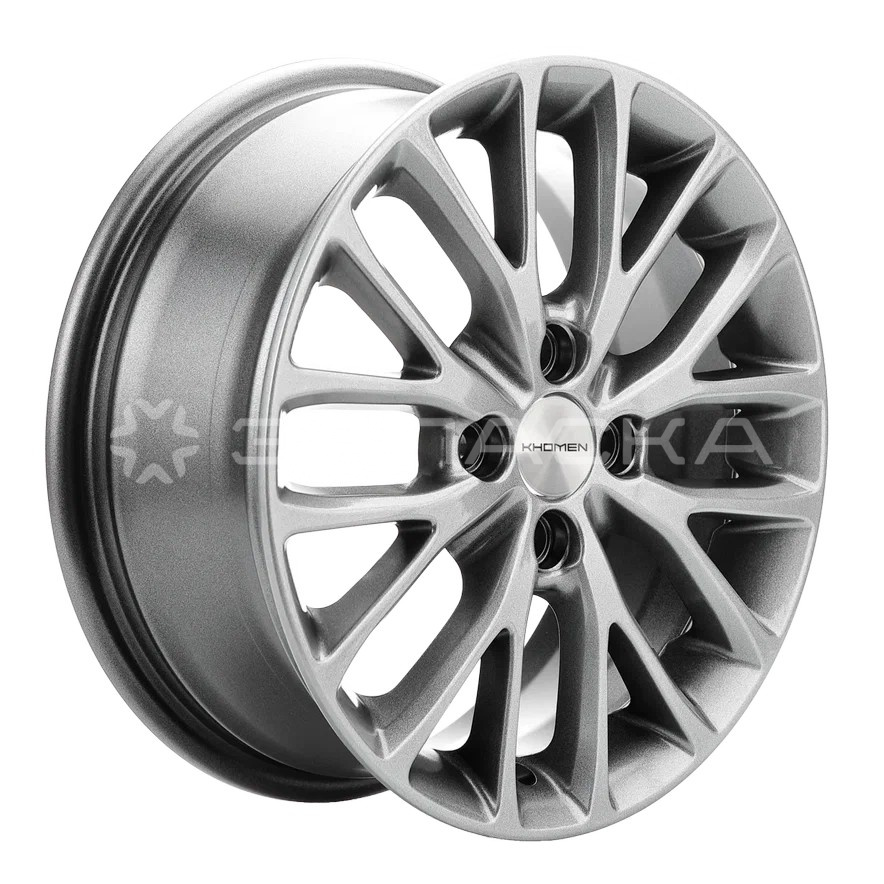 15 Khomen KHW1506 ZV Vesta 6.0*15 4*100 ET50 D60.1 G-SILVER KHW1506